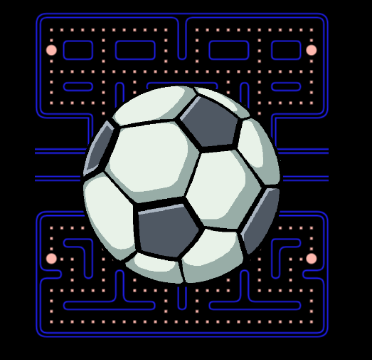 Footballman Pacman Game