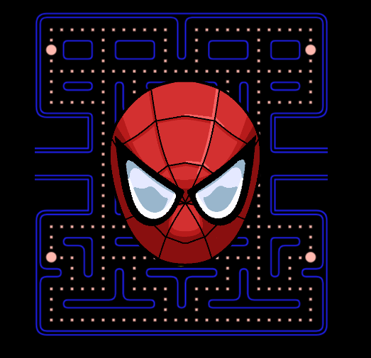 Spider Pacman Game
